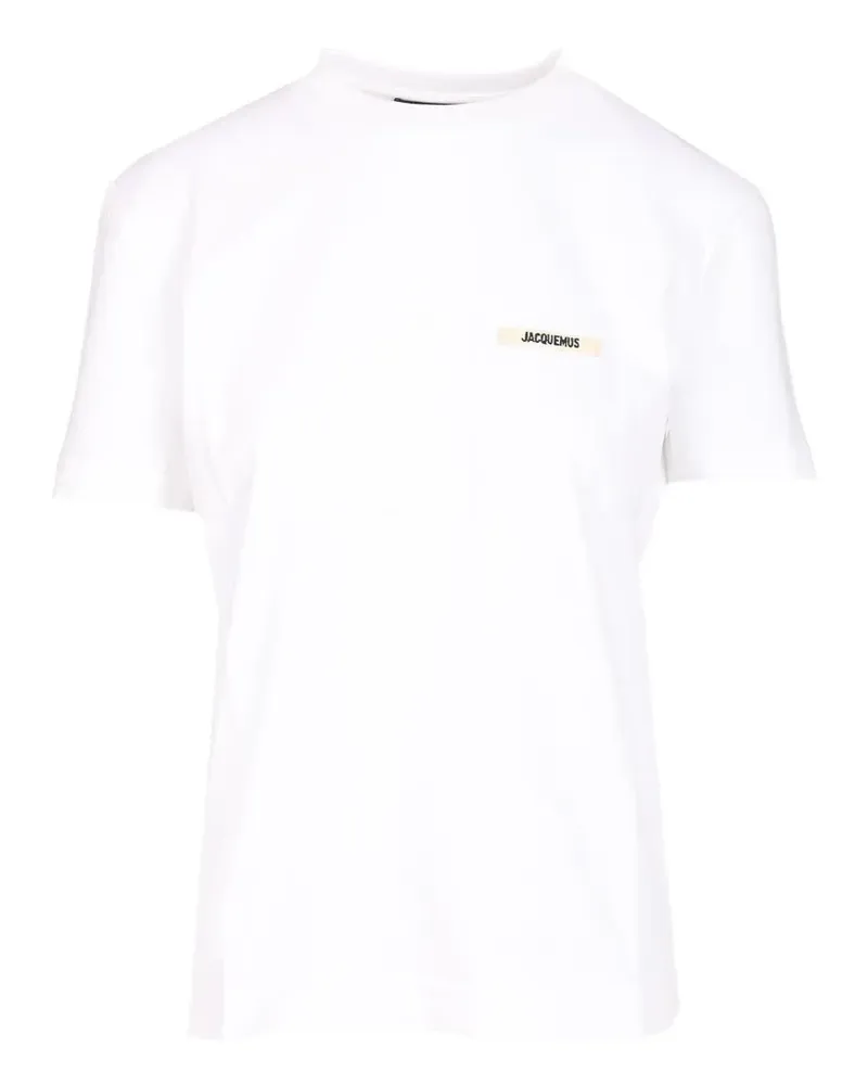 Jacquemus T-Shirt mit Logo-Detail - Weiß Weiß
