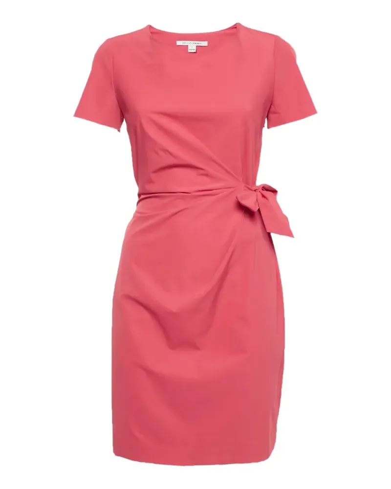 Diane von Furstenberg Zoe tie midi dress - Rosa Rosa