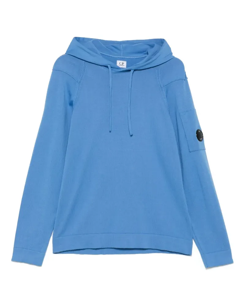 C.P. Company Hoodie mit Linsen-Detail - Blau Blau