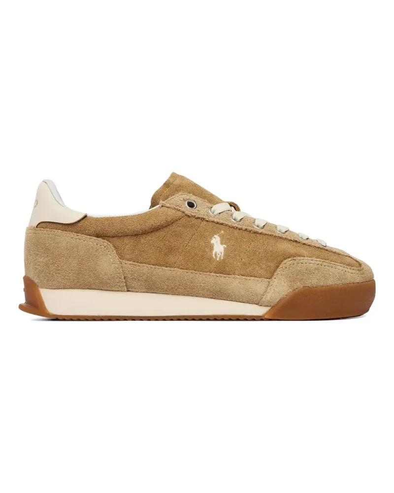 Ralph Lauren Sneakers mit Logo-Stickerei - Nude Nude