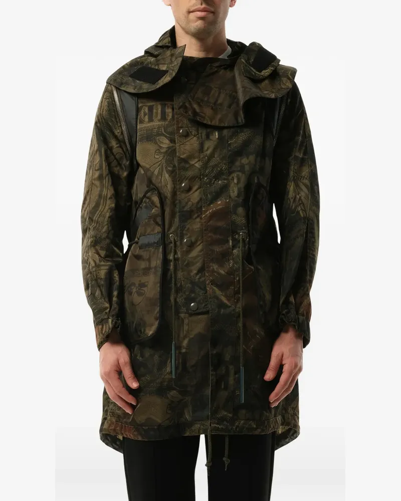 Givenchy Jacke mit Print - Grün Grün