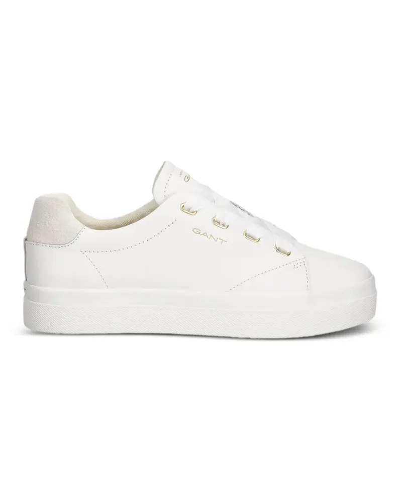 Gant Sneakers mit Logo-Print - Weiß Weiß