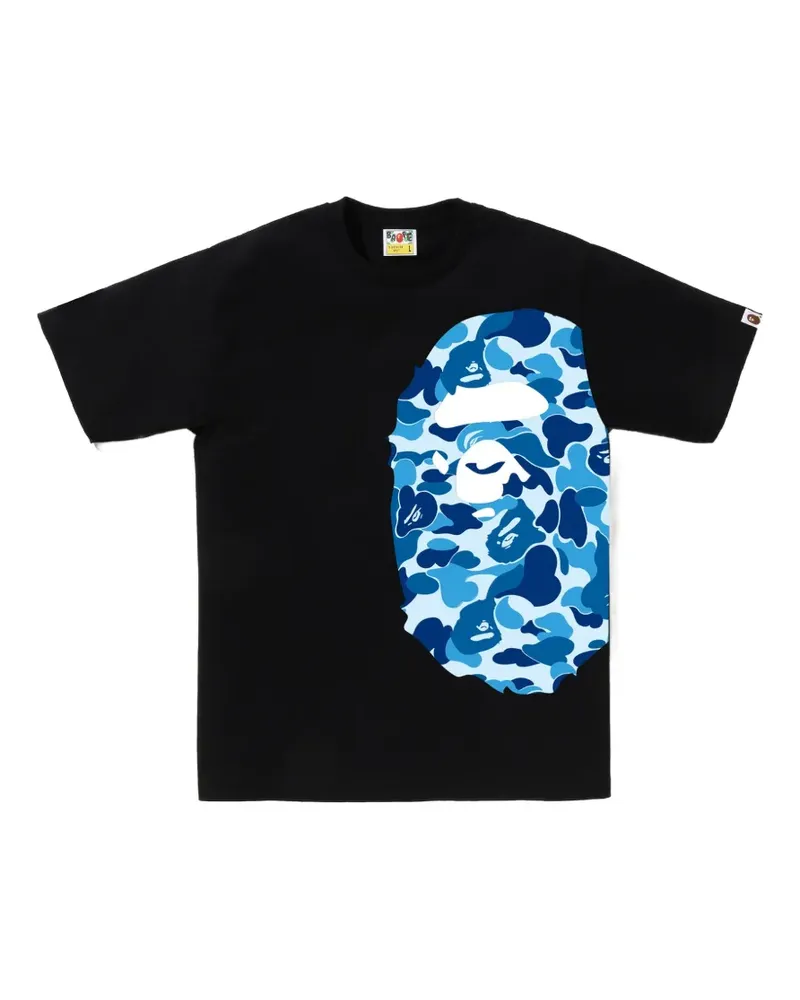 BAPE Ape Head camouflage-print T-shirt - Schwarz Schwarz