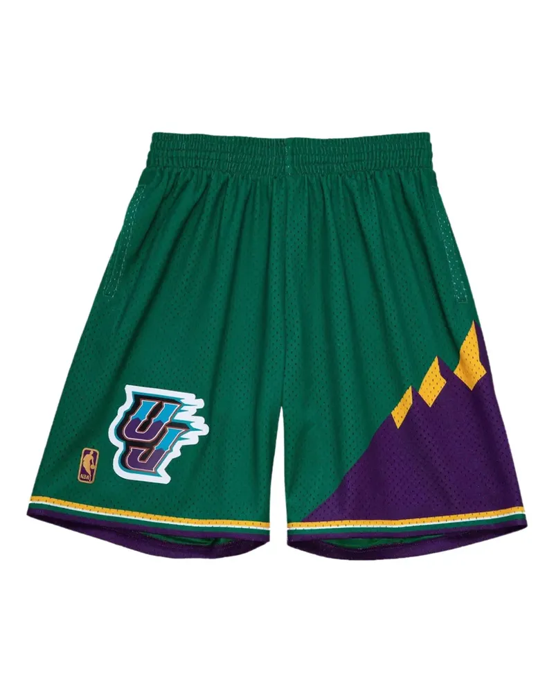 Mitchell & Ness x NBA Utah Jazz 1996 Swingman Shorts - Grün Grün