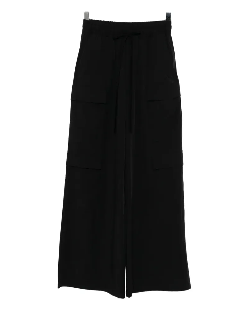 THOM KROM elasticated-waistband trousers - Schwarz Schwarz