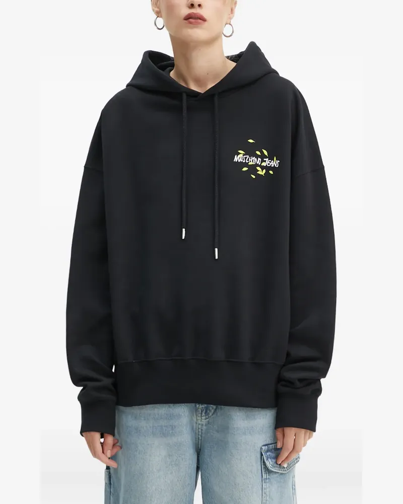 Moschino drawstring hoodie - Schwarz Schwarz