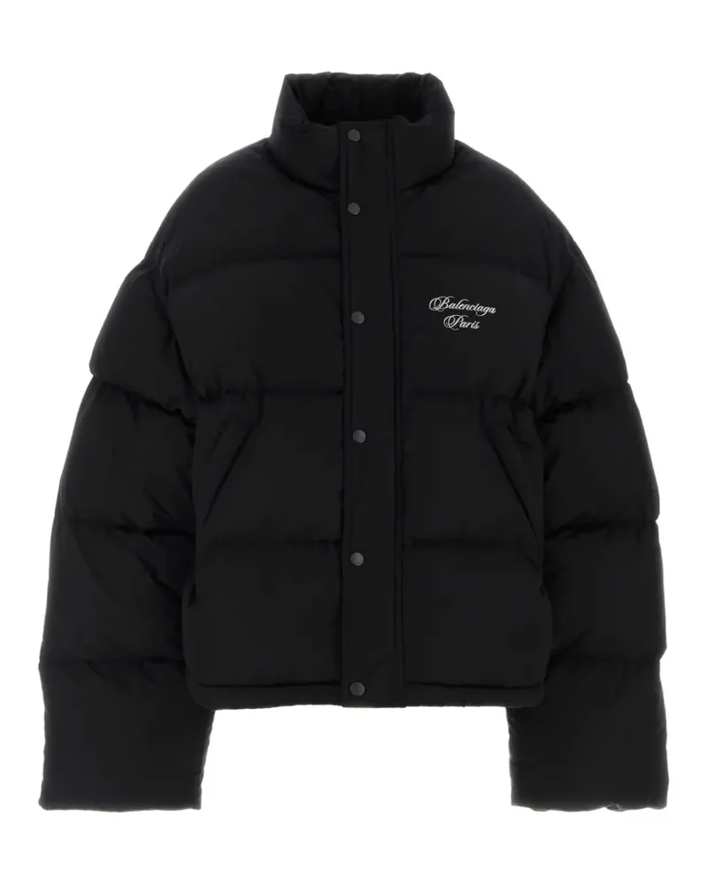 Balenciaga Daunenjacke aus Baumwollgemisch - Schwarz Schwarz