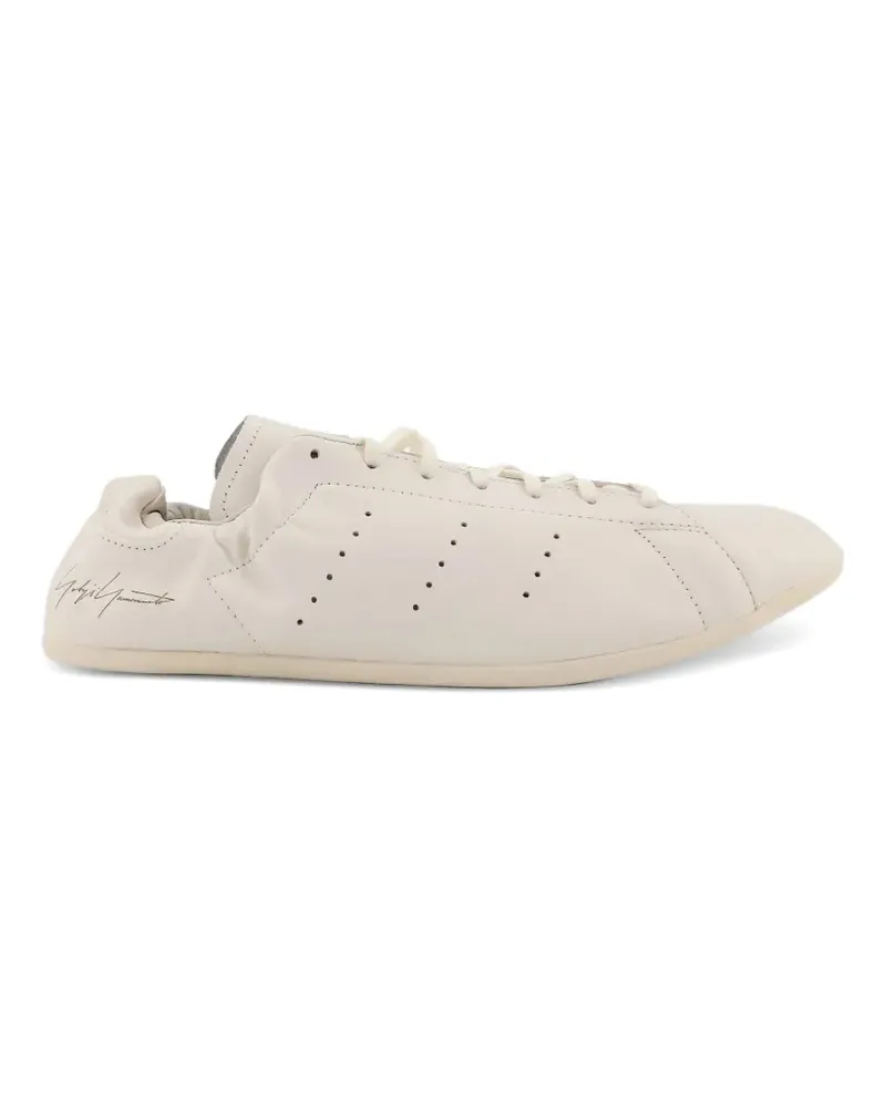 adidas Y-3 Stan Smith Lo Pro lace-up leather sneakers - Nude Nude