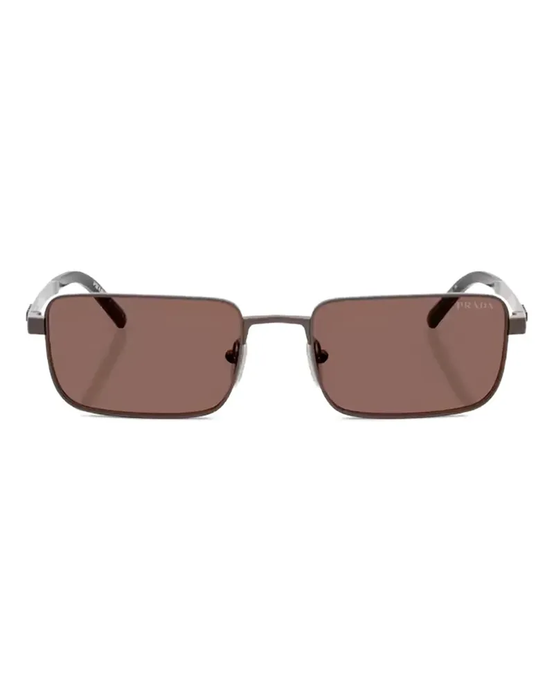 Prada Eckige Sonnenbrille - Braun Braun