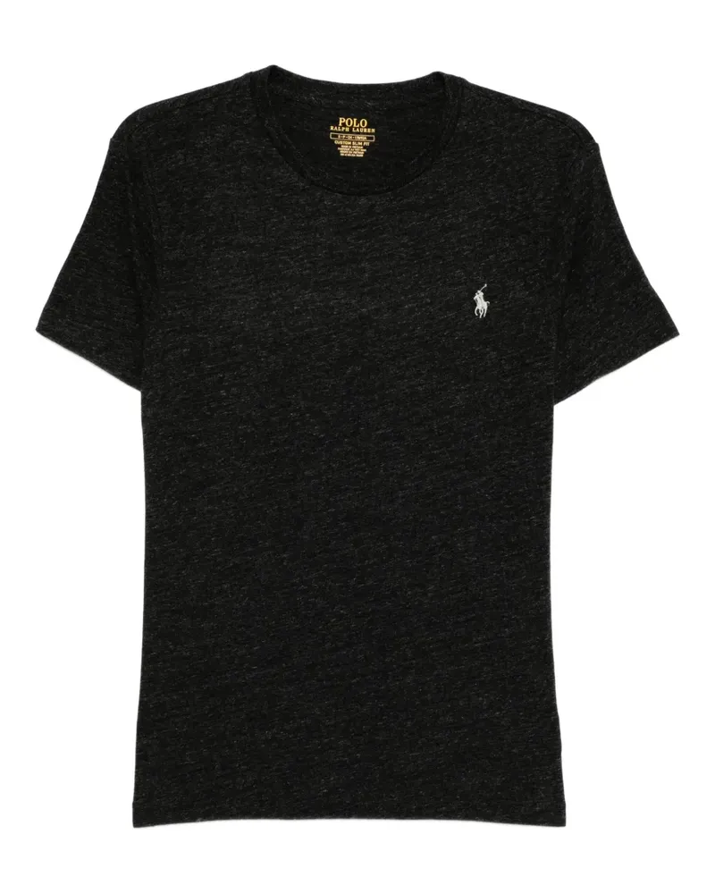 Ralph Lauren T-Shirt mit Polo Pony - Grau Grau