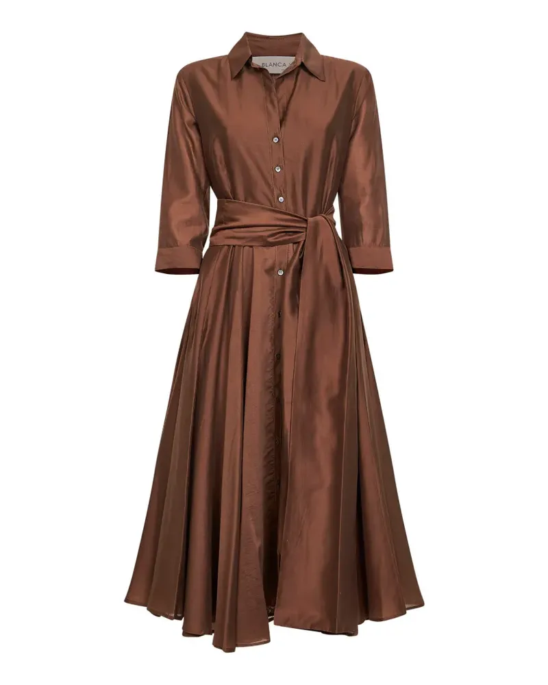 Blanca Allia Midikleid - Braun Braun