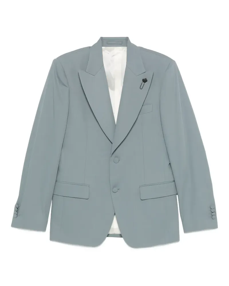 LARDINI peaked-lapels blazer - Blau Blau