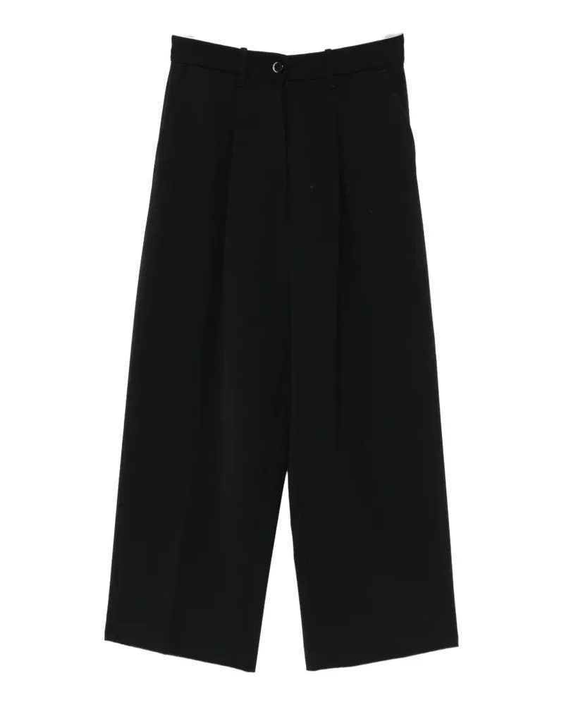 nine:inthe:morning Weite Rubino Hose mit Falten - Schwarz Schwarz