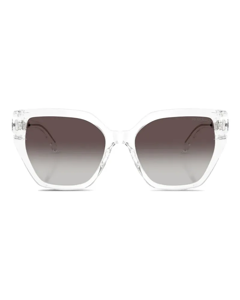 Swarovski Sonnenbrille mit eckigem Gestell - Weiß Weiß