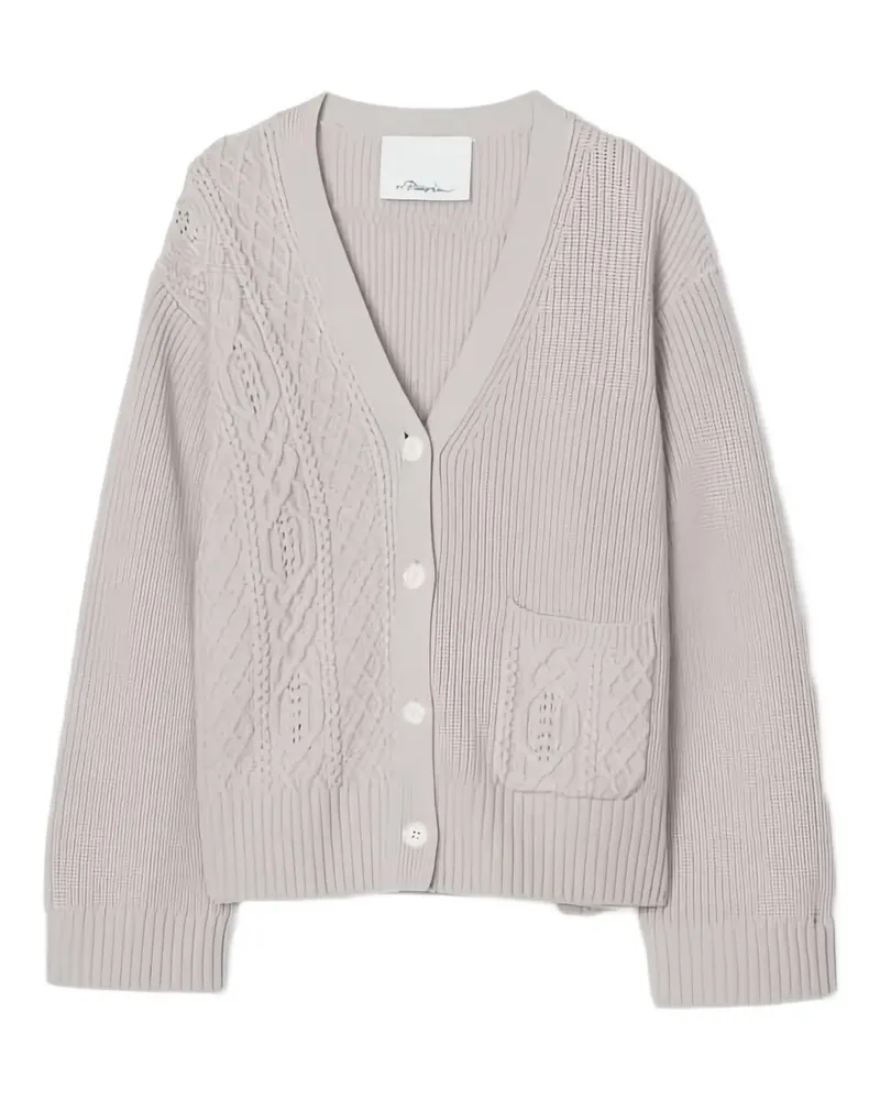 3.1 phillip lim Cardigan mit Zopfmuster - Nude Nude