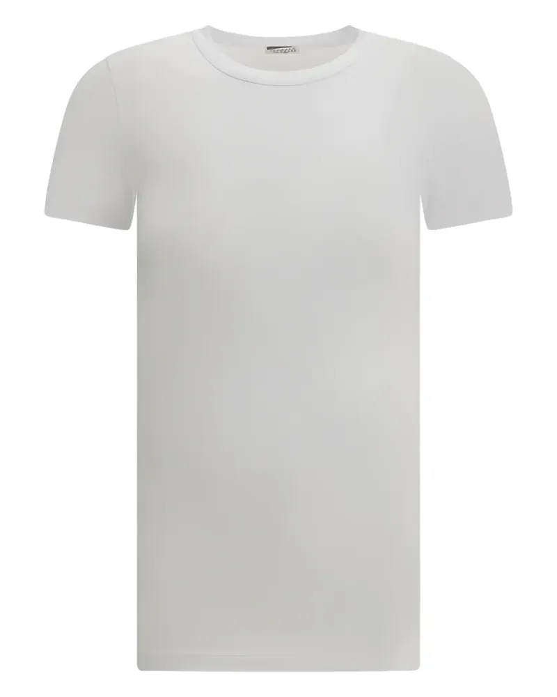 Brunello Cucinelli Klassisches T-Shirt - Weiß Weiß