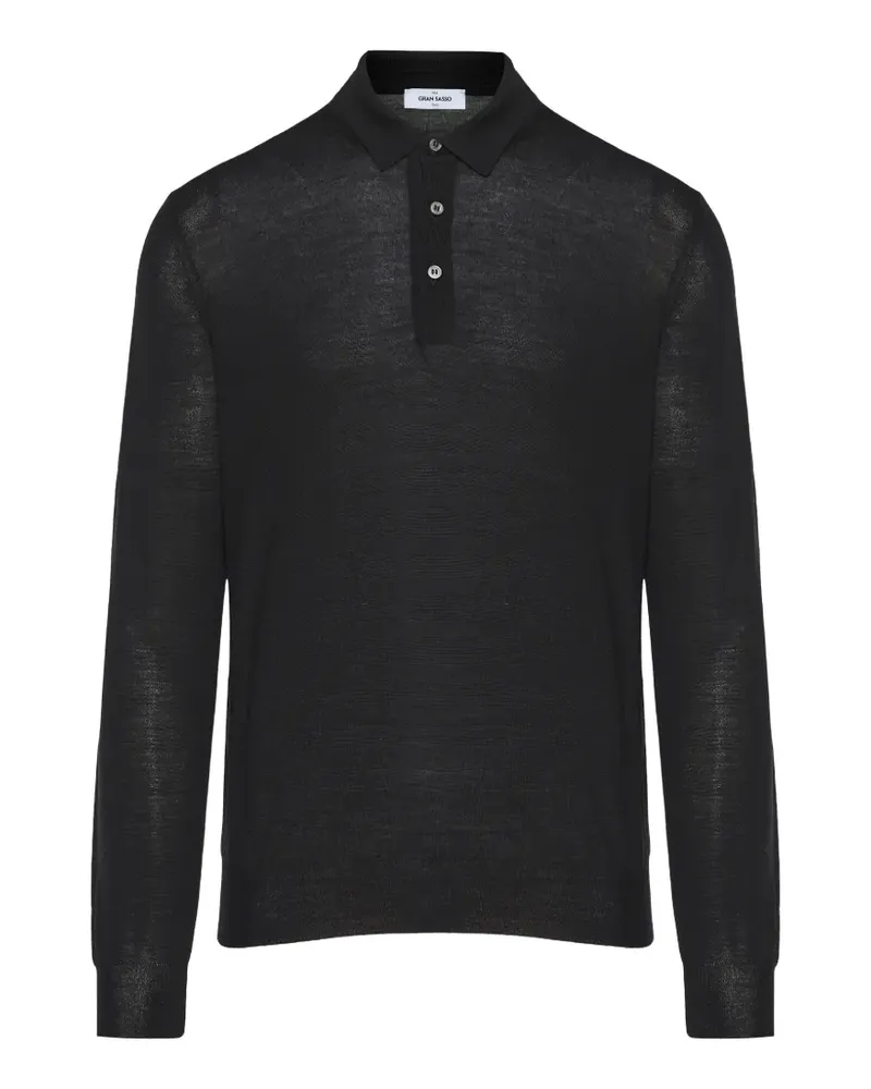 Gran Sasso Langärmeliger Pullover - Schwarz Schwarz