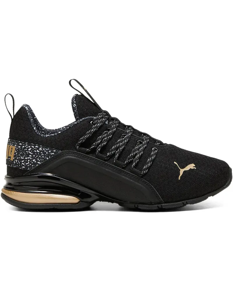 Puma Axelion Minima Black/Gold Sneakers - Schwarz Schwarz