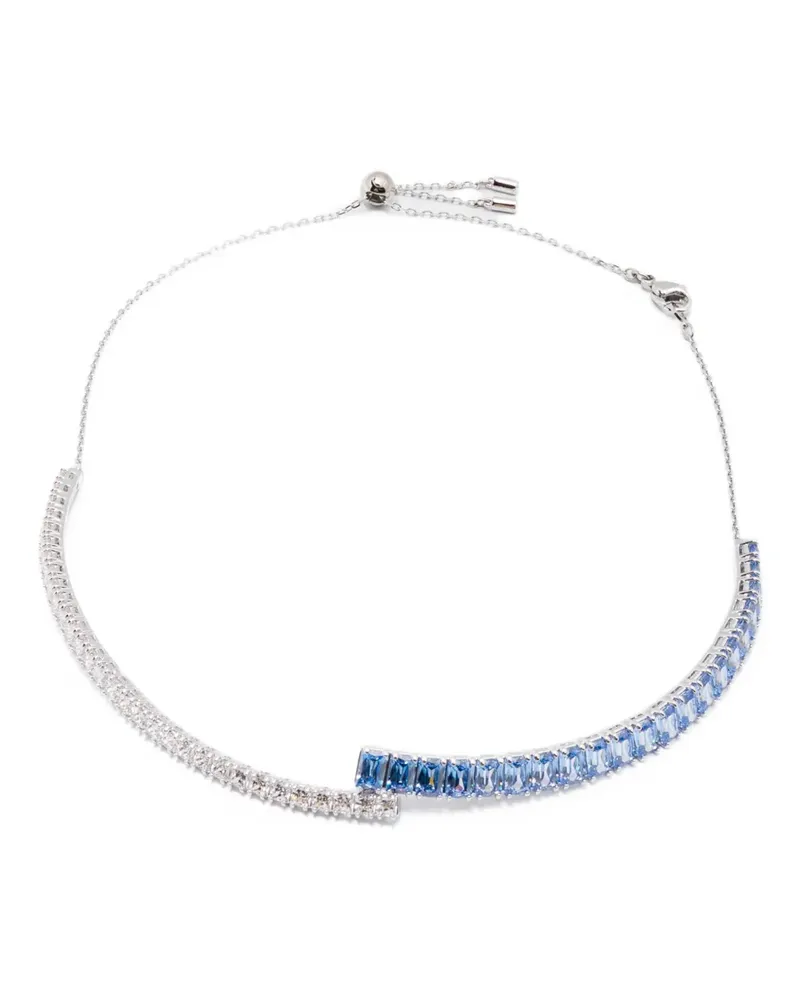Swarovski Matrix Choker - Silber Silber