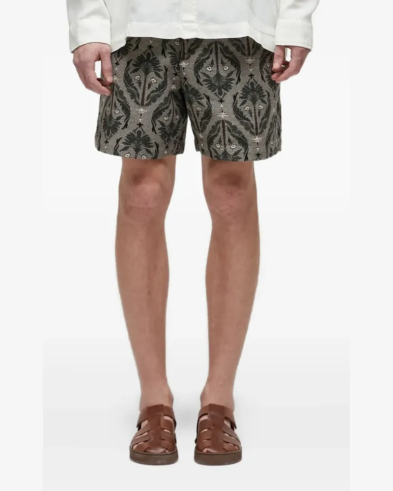 Osklen Shorts mit Jacquardmuster - Weiß Weiß