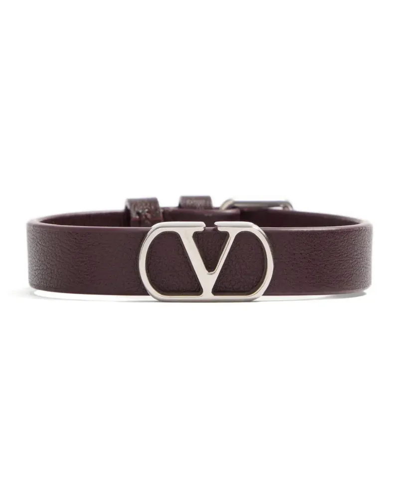 Valentino Garavani VLogo signature leather bracelet - Braun Braun
