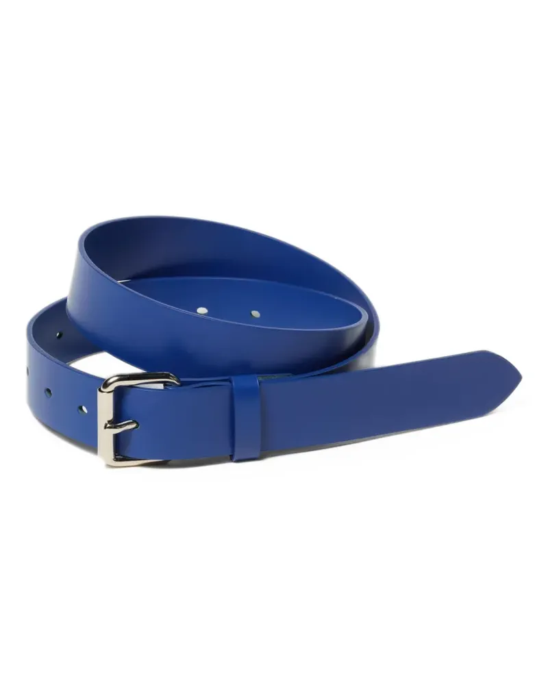 AURALEE buckle-fastening leather belt - Blau Blau