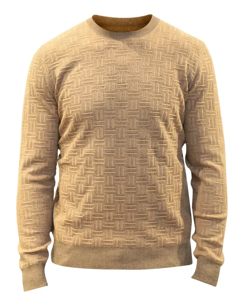 Diktat long-sleeve sweater - Nude Nude