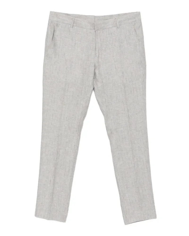 Daniele Alessandrini pinstripe-pattern trousers - Grau Grau