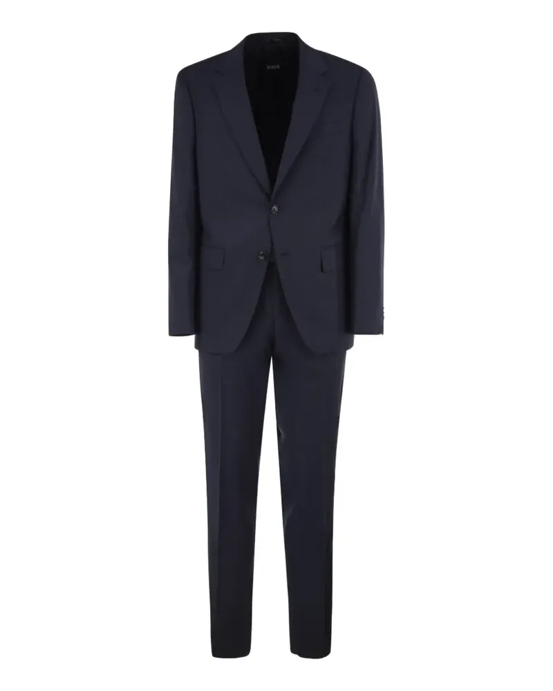 HUGO BOSS single-breasted slim-fit suit - Blau Blau
