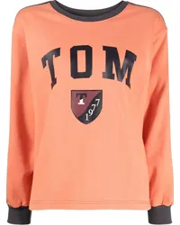 STUDIO TOMBOY Sweatshirt mit grafischem Print Orange