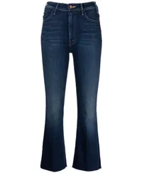 Mother Ausgestellte Jeans Blau