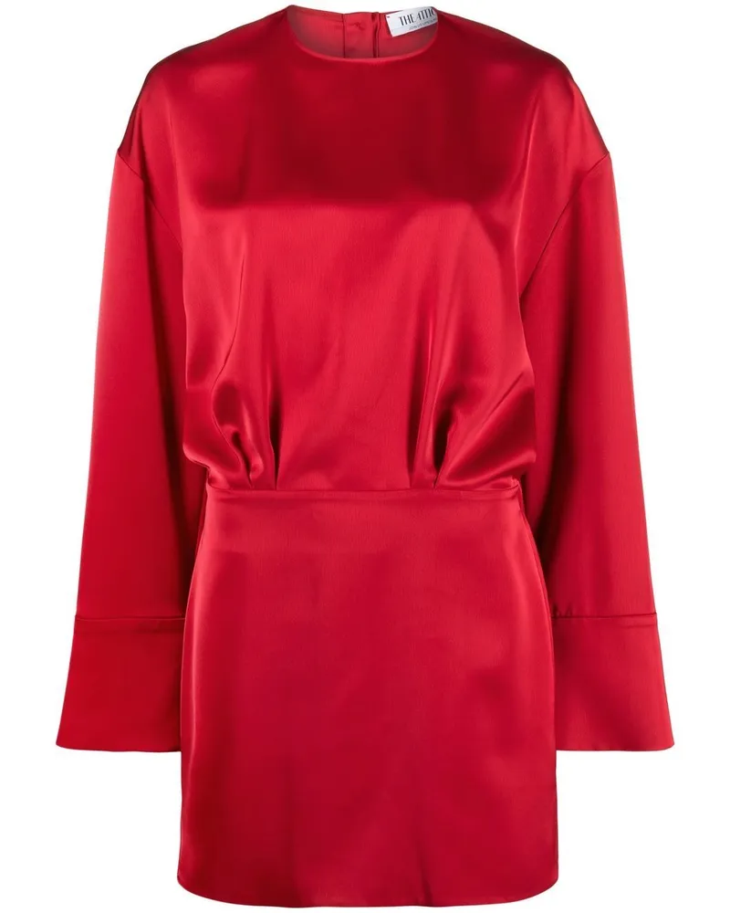 ATTICO Midikleid aus Satin - Rot Rot