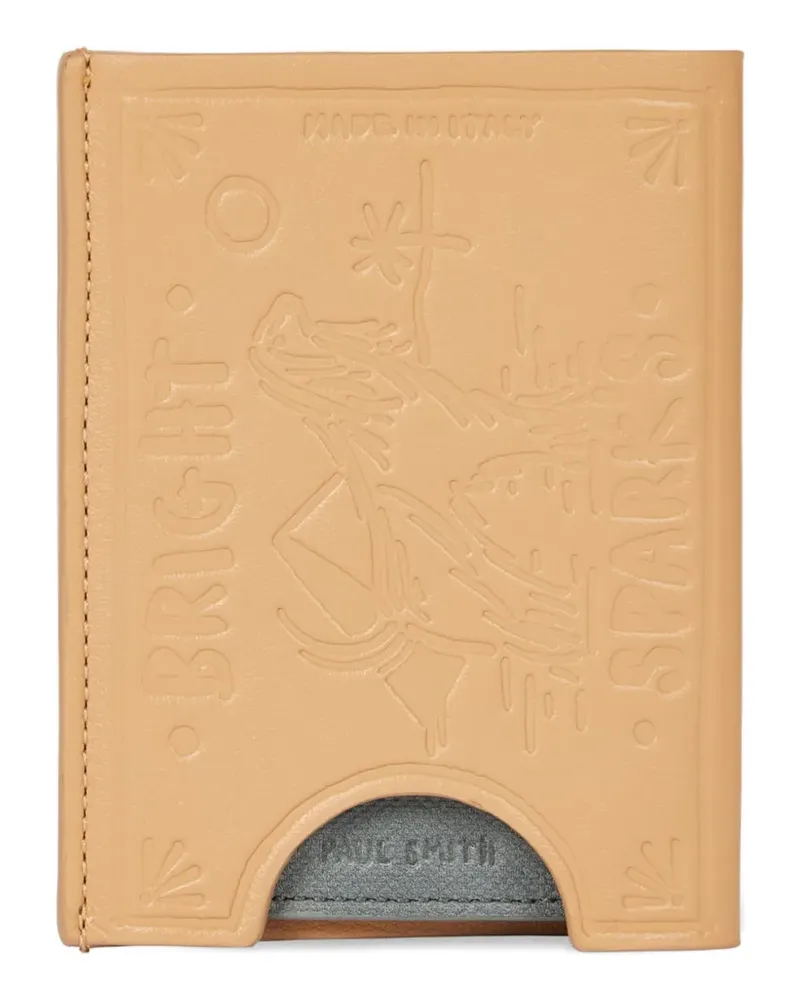 Paul Smith embossed cardholder - Nude Nude