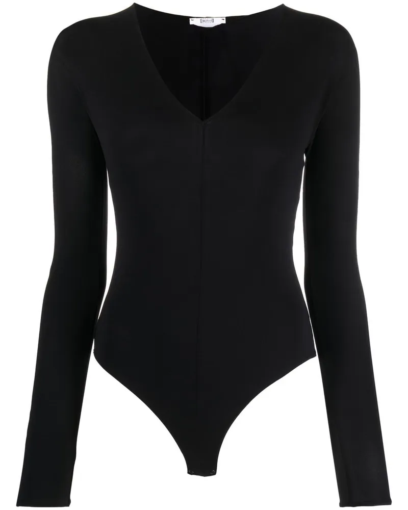 Wolford Body mit V-Ausschnitt - Schwarz Schwarz