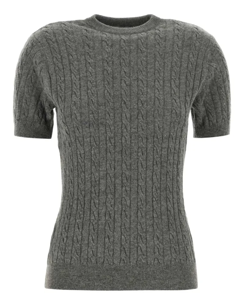 GIMAGUAS Rina cable-knit top - Grau Grau