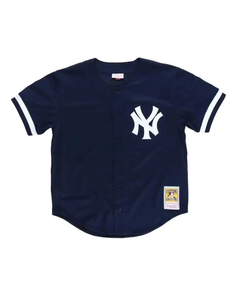 Mitchell & Ness x MLB Bernie Williams New York Yankees T-Shirt - Blau Blau