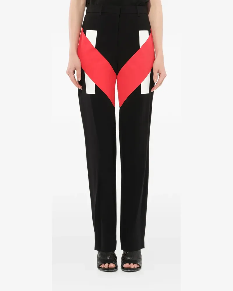 Givenchy colour-block tailored trousers - Schwarz Schwarz