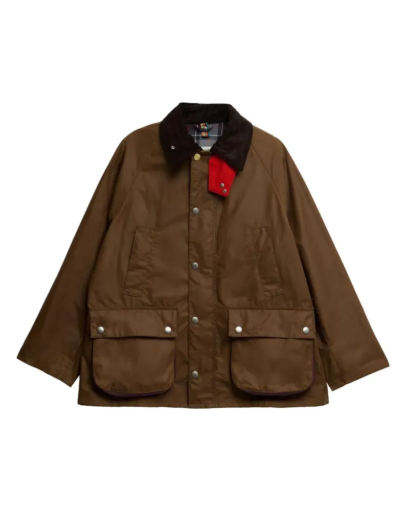 Barbour Paul Smith Jacke mit Cordkragen - Braun Braun