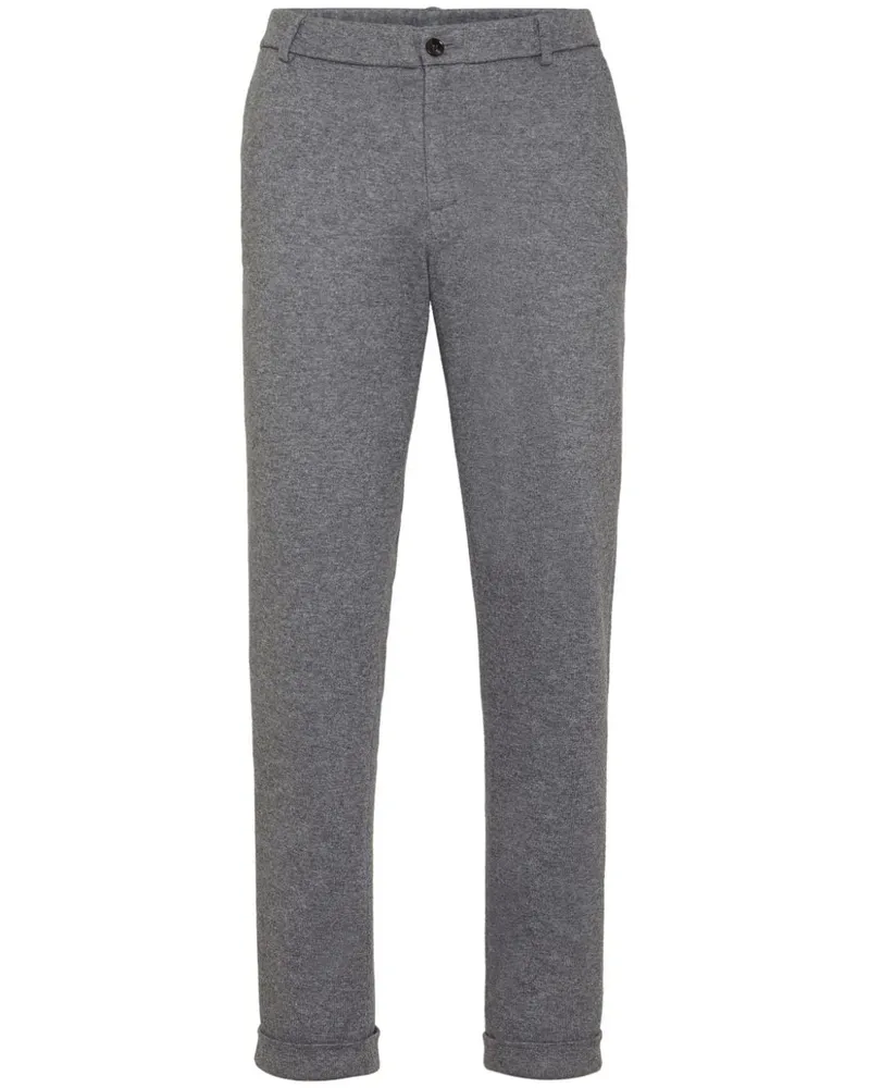 Billionaire Tapered-Hose mit Seide - Grau Grau