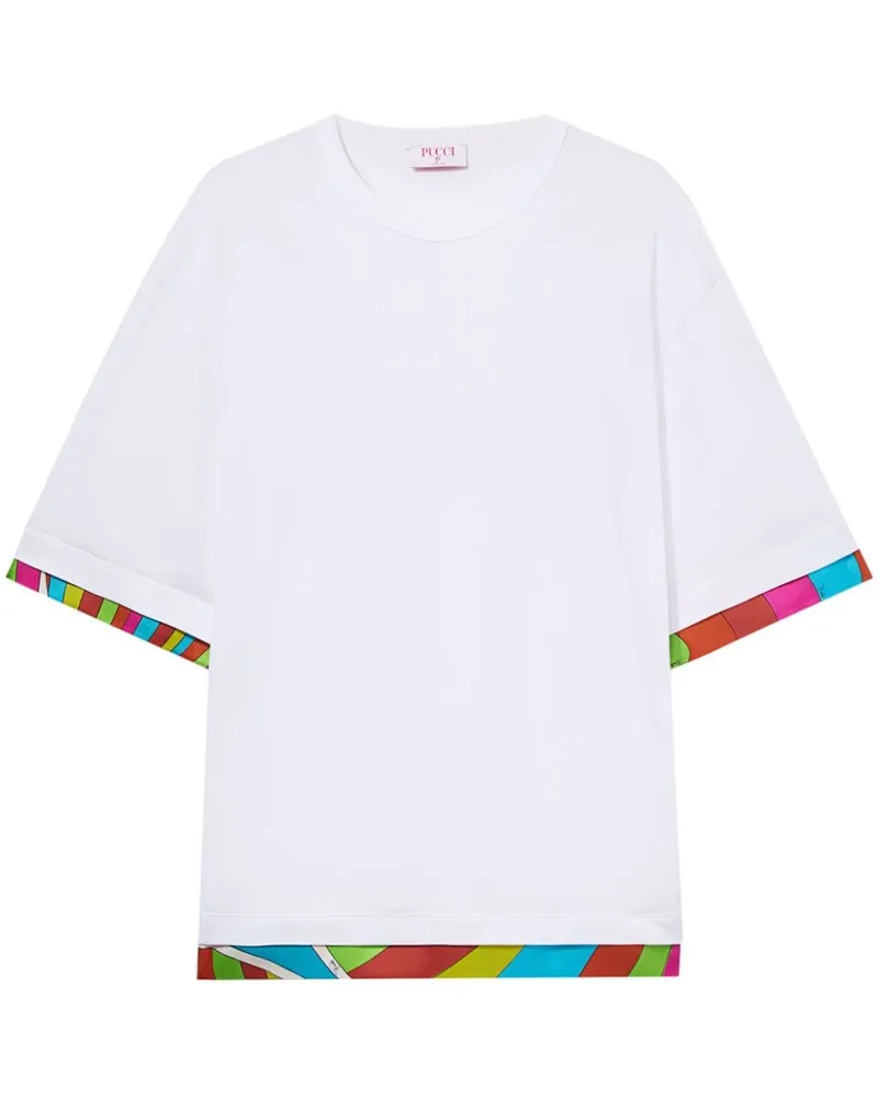 Emilio Pucci T-Shirt mit Iride-Print - Weiß Weiß