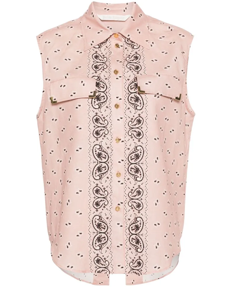 Palm Angels Hemd mit Paisley-Print - Rosa Rosa