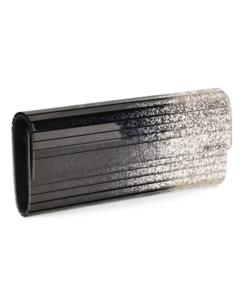 Jimmy Choo Sweetie Clutch mit Glitter-Effekt - Schwarz Schwarz