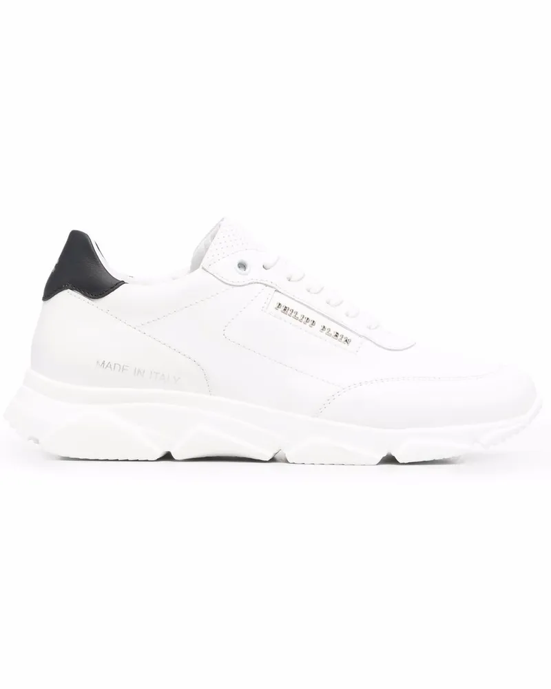 Philipp Plein Sneakers mit Schnürung - Weiß Weiß
