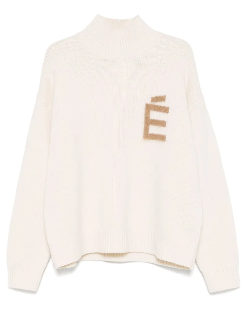 Études Studio Pullover mit Stehkragen - Nude Nude