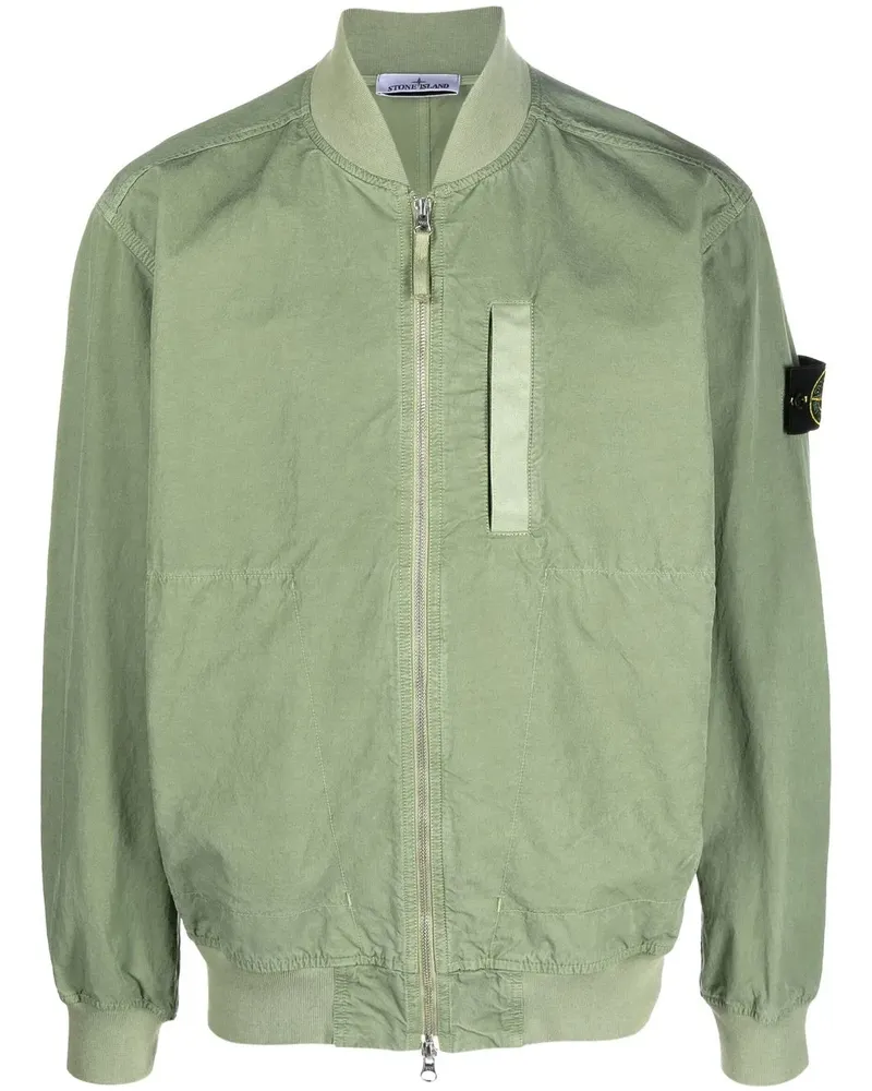 Stone Island Bomberjacke mit Kompass - Grün Grün