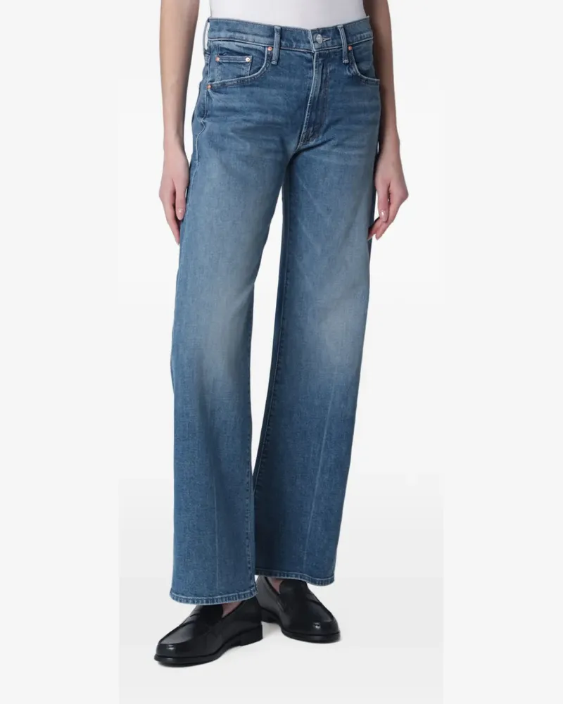 Mother Lasso Sneak Jeans - Blau Blau