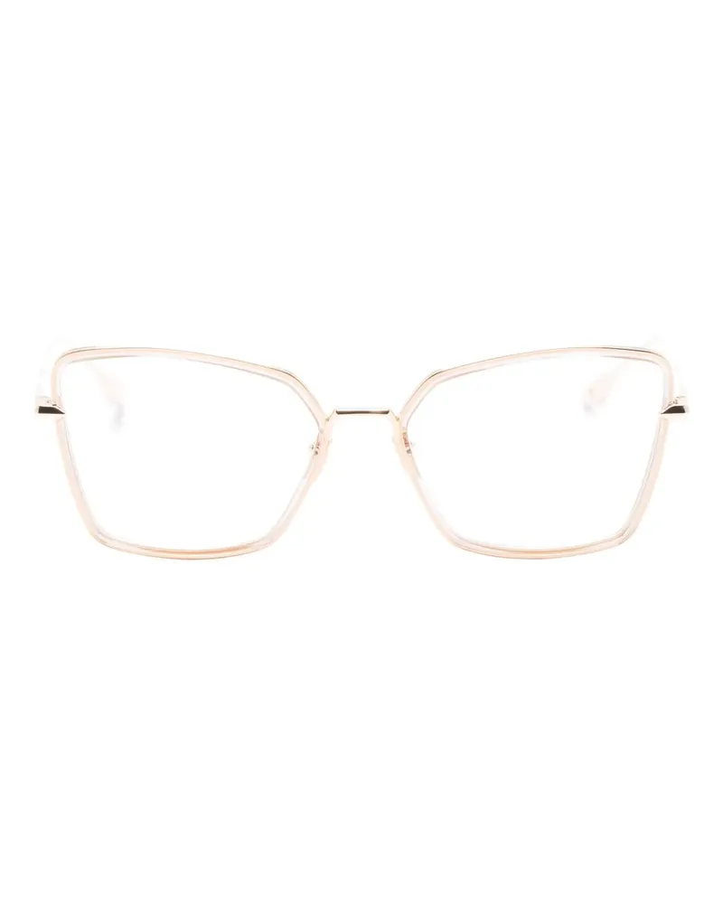 DITA Behcka Brille mit geometrischem Gestell - Gold Gold