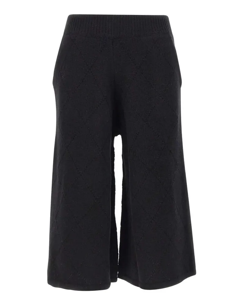 Not Shy Milo diamond-design trousers - Schwarz Schwarz
