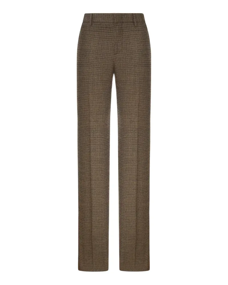 Etro Hose mit Karomuster - Braun Braun