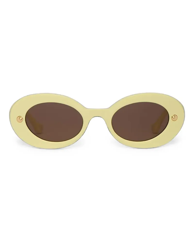 Nanushka Ovale Giva Sonnenbrille - Gelb Gelb